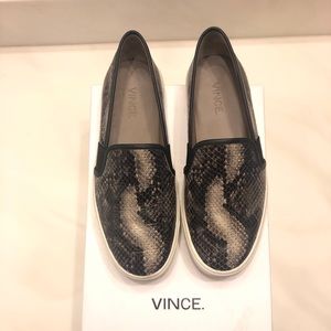 Vince snake print sneakers